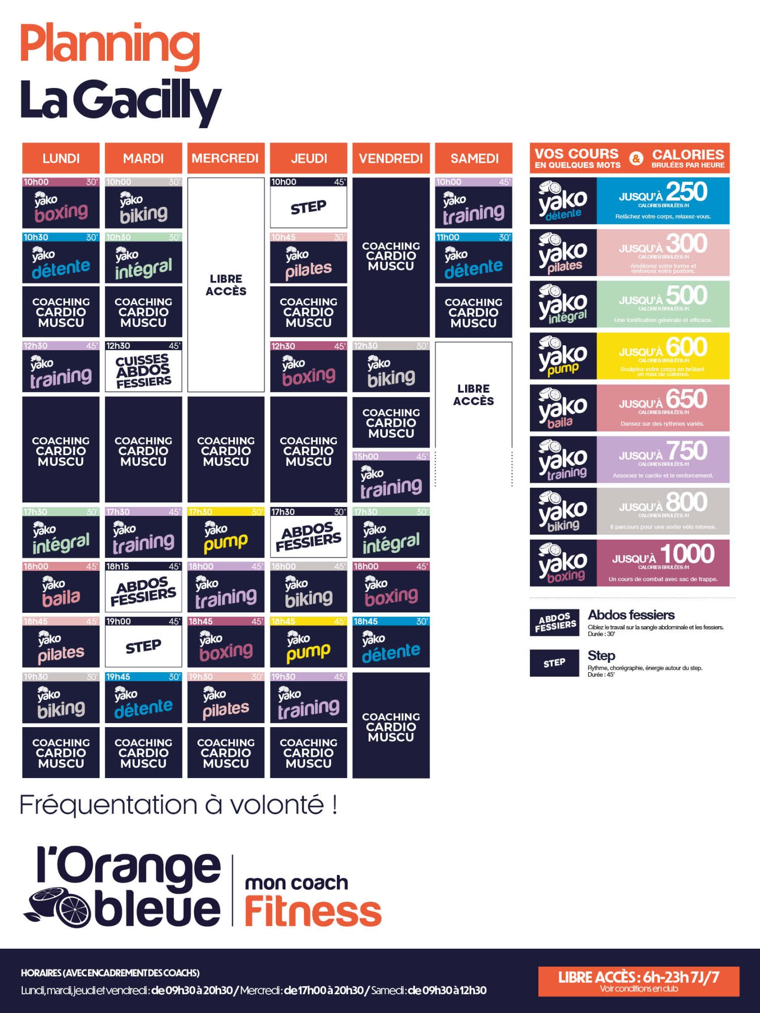617 planning salle de sport la gacilly