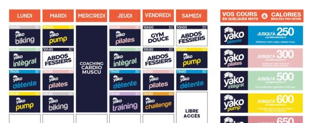 636 planning salle de sport gond pontouvre