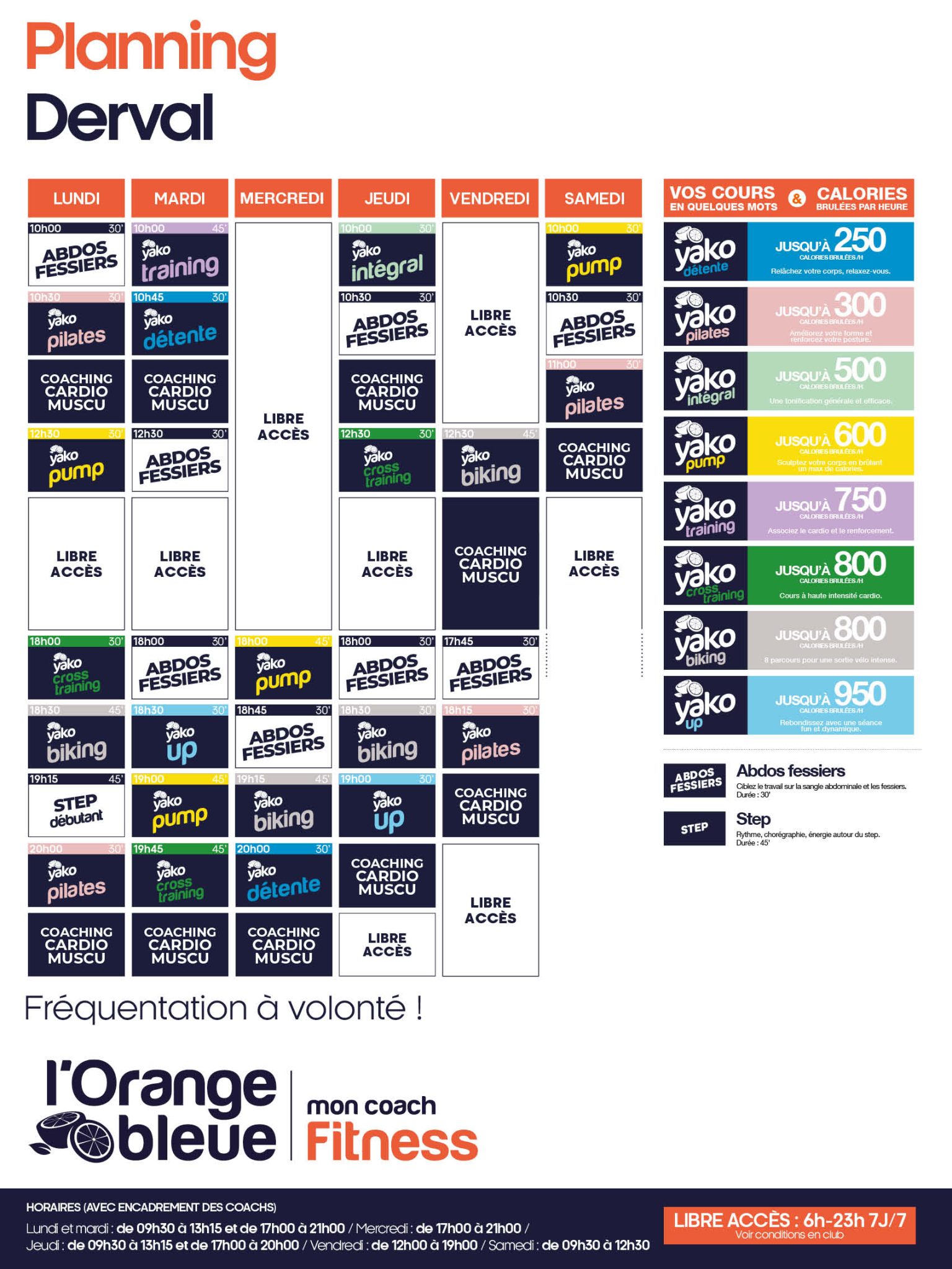 650 planning salle de sport derval