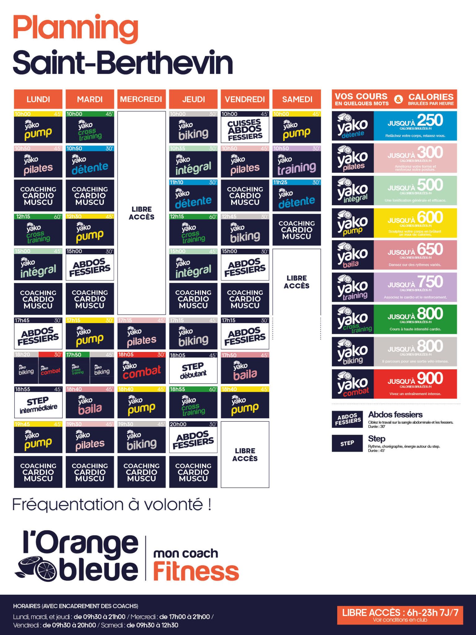 714 planning salle de sport saint berthevin