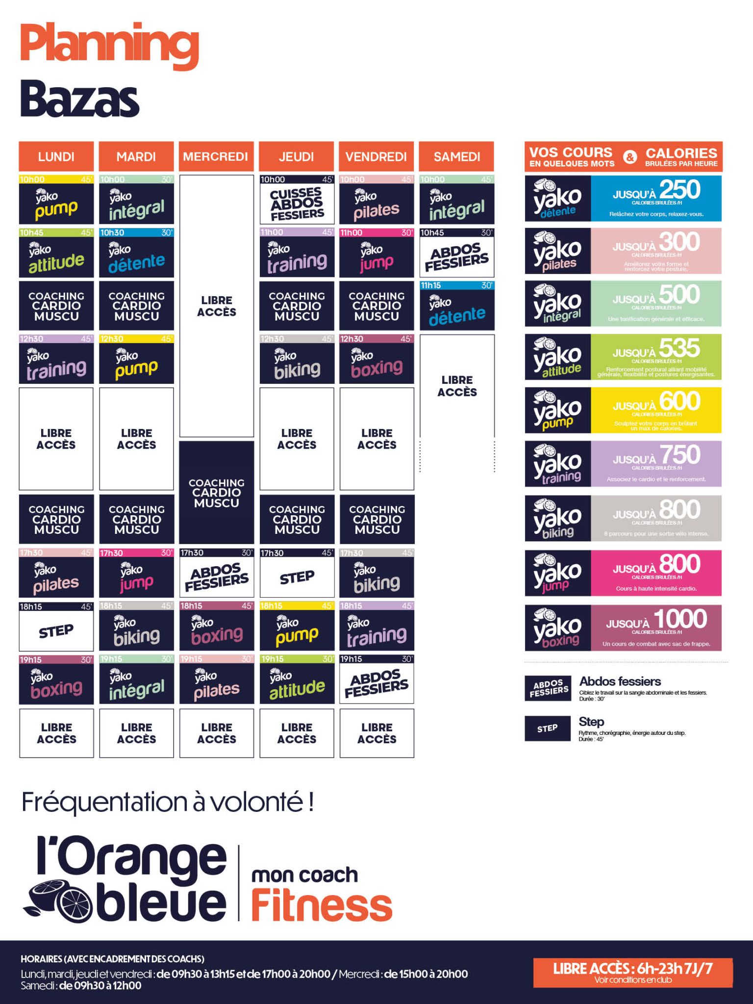 719 planning salle de sport bazas