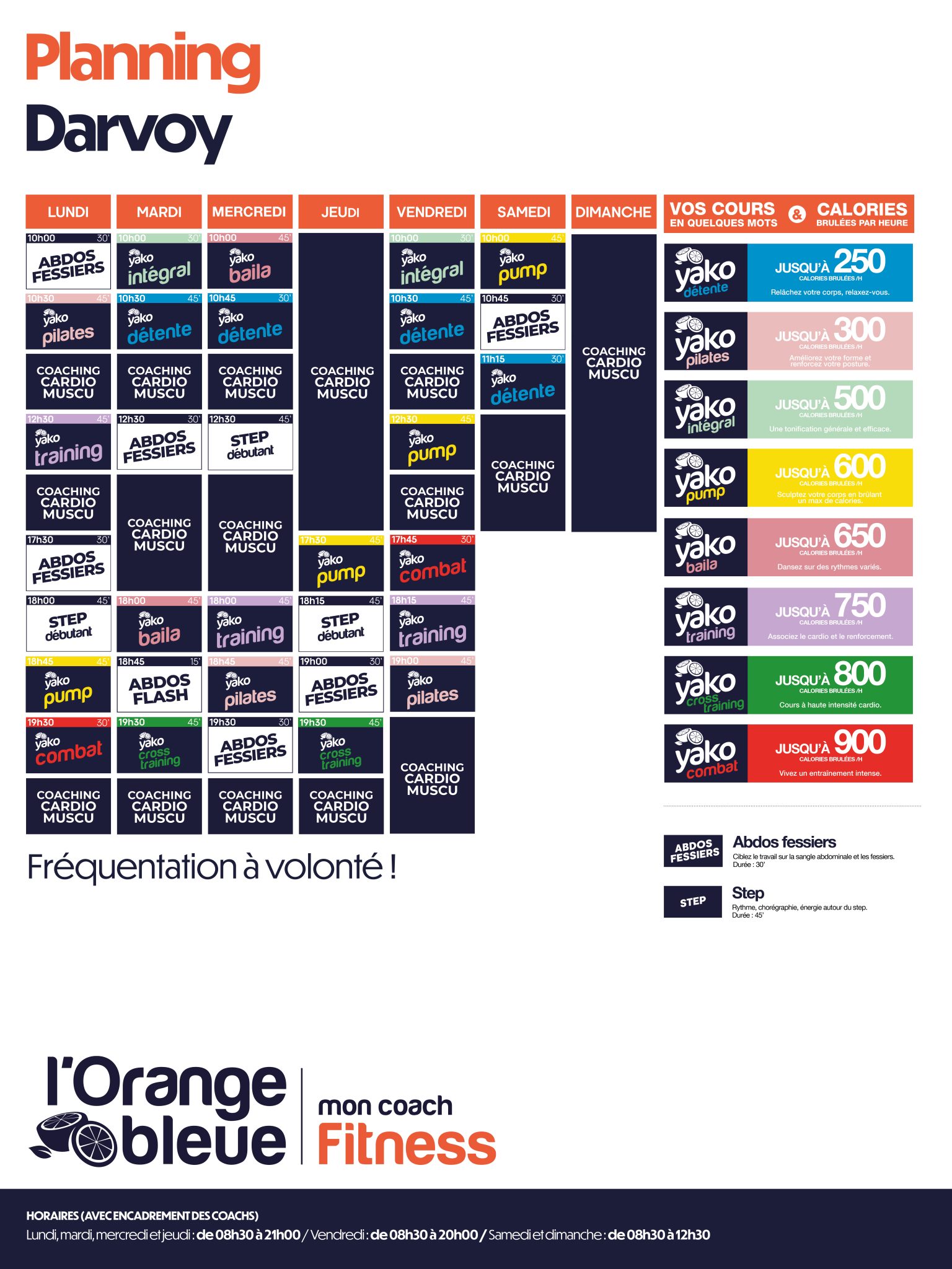 729 planning salle de sport darvoy