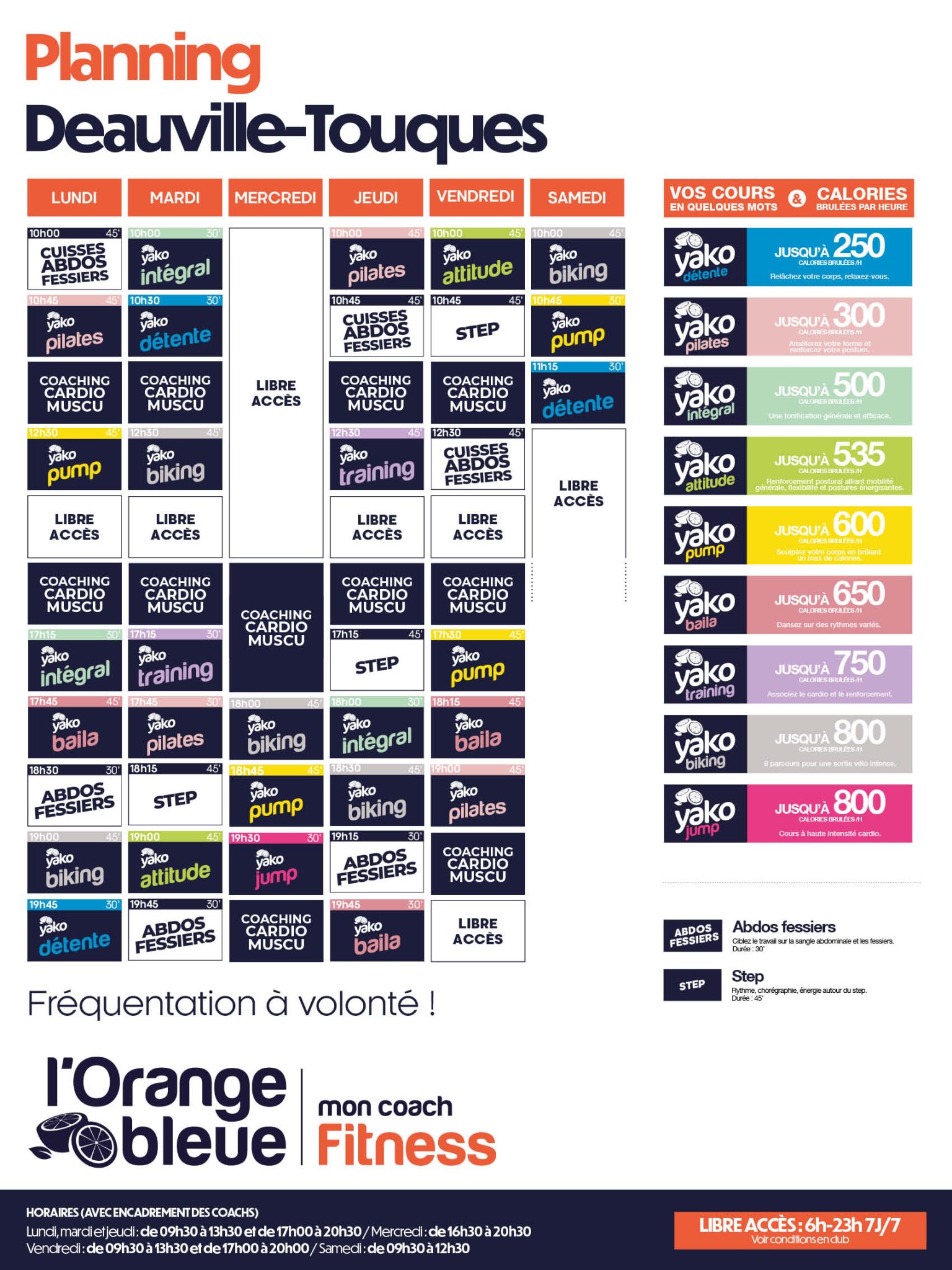 739 planning salle de sport deauville touques