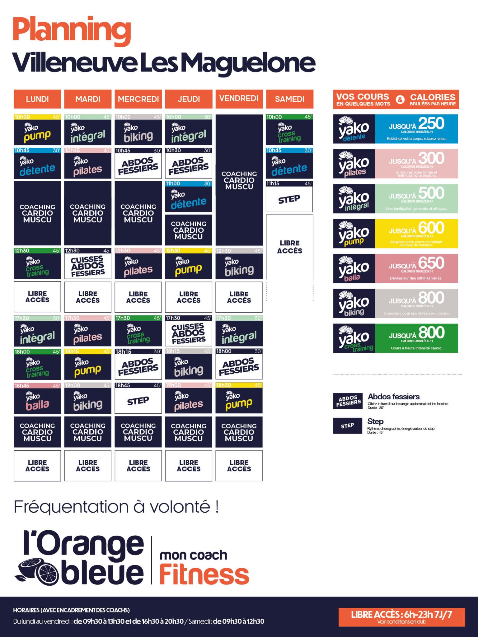 819 planning salle de sport villeneuve les maguelone