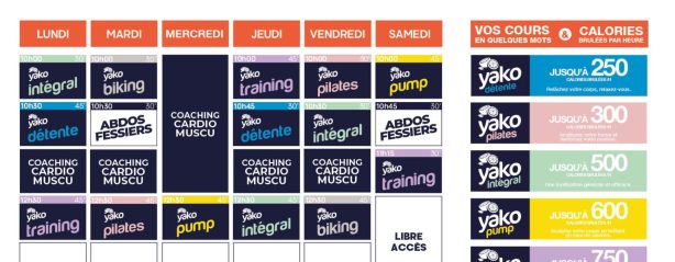planning salle de sport gouesnou
