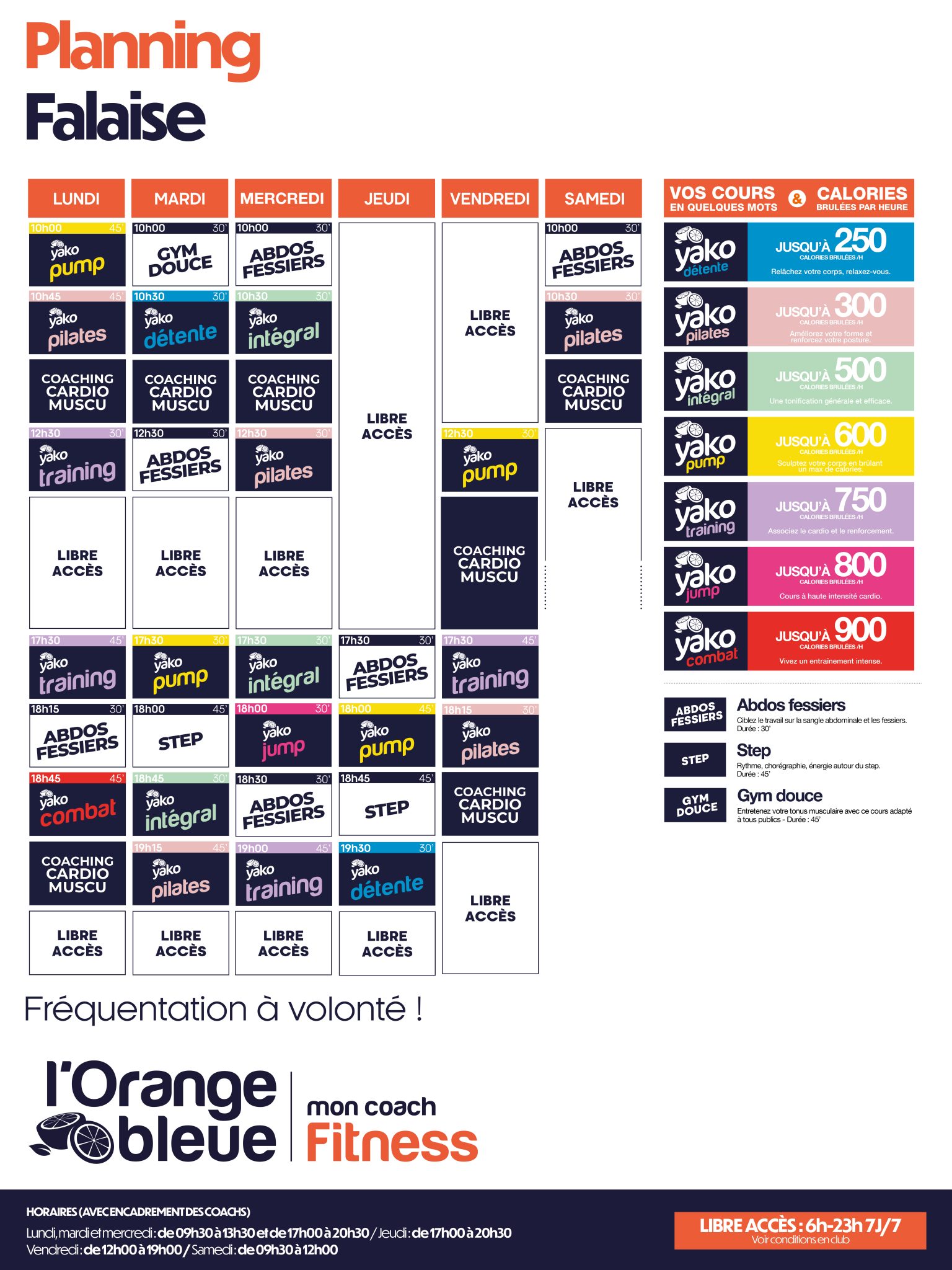 105 planning salle de sport falaise