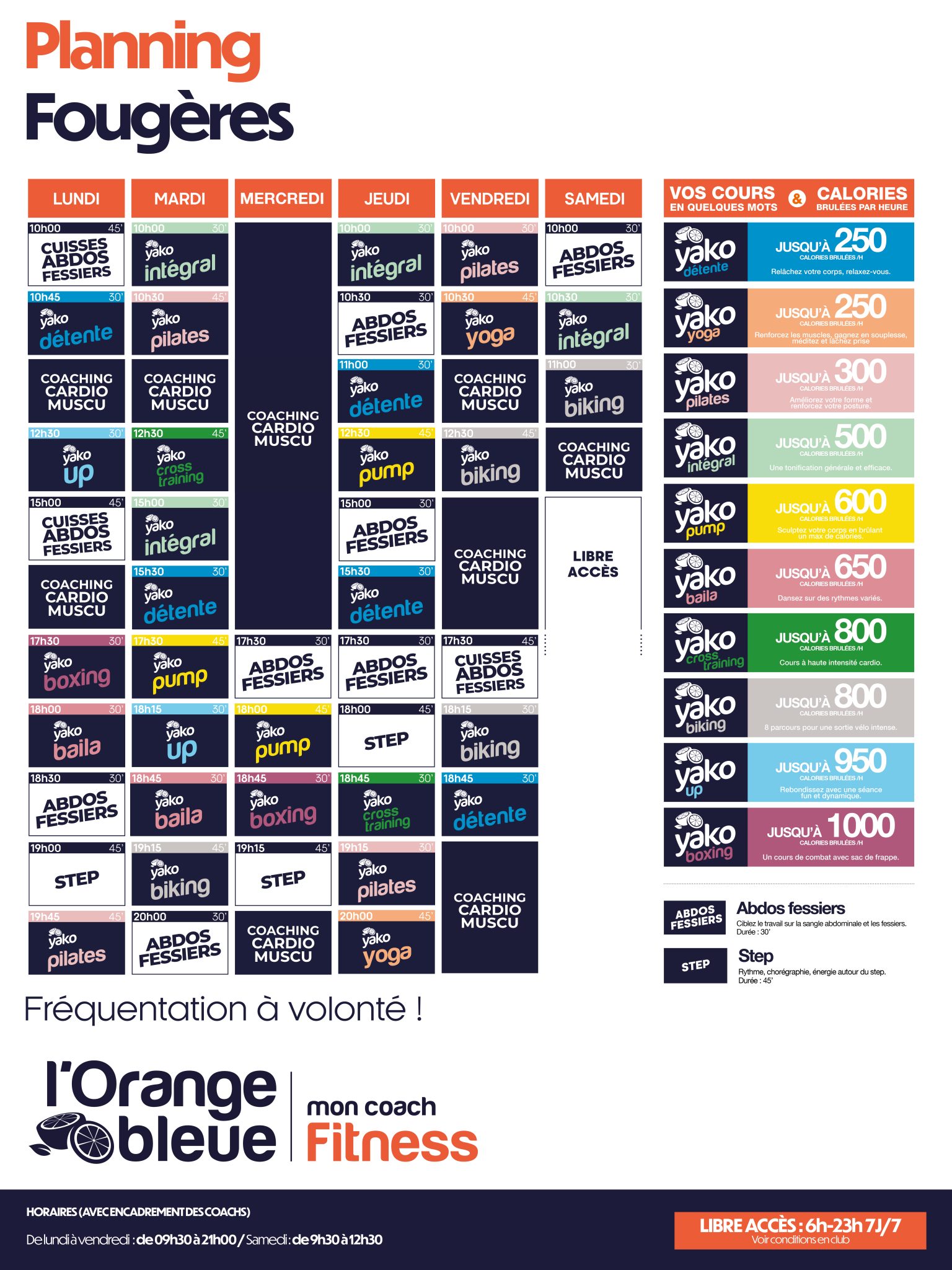 110 planning salle de sport fougeres