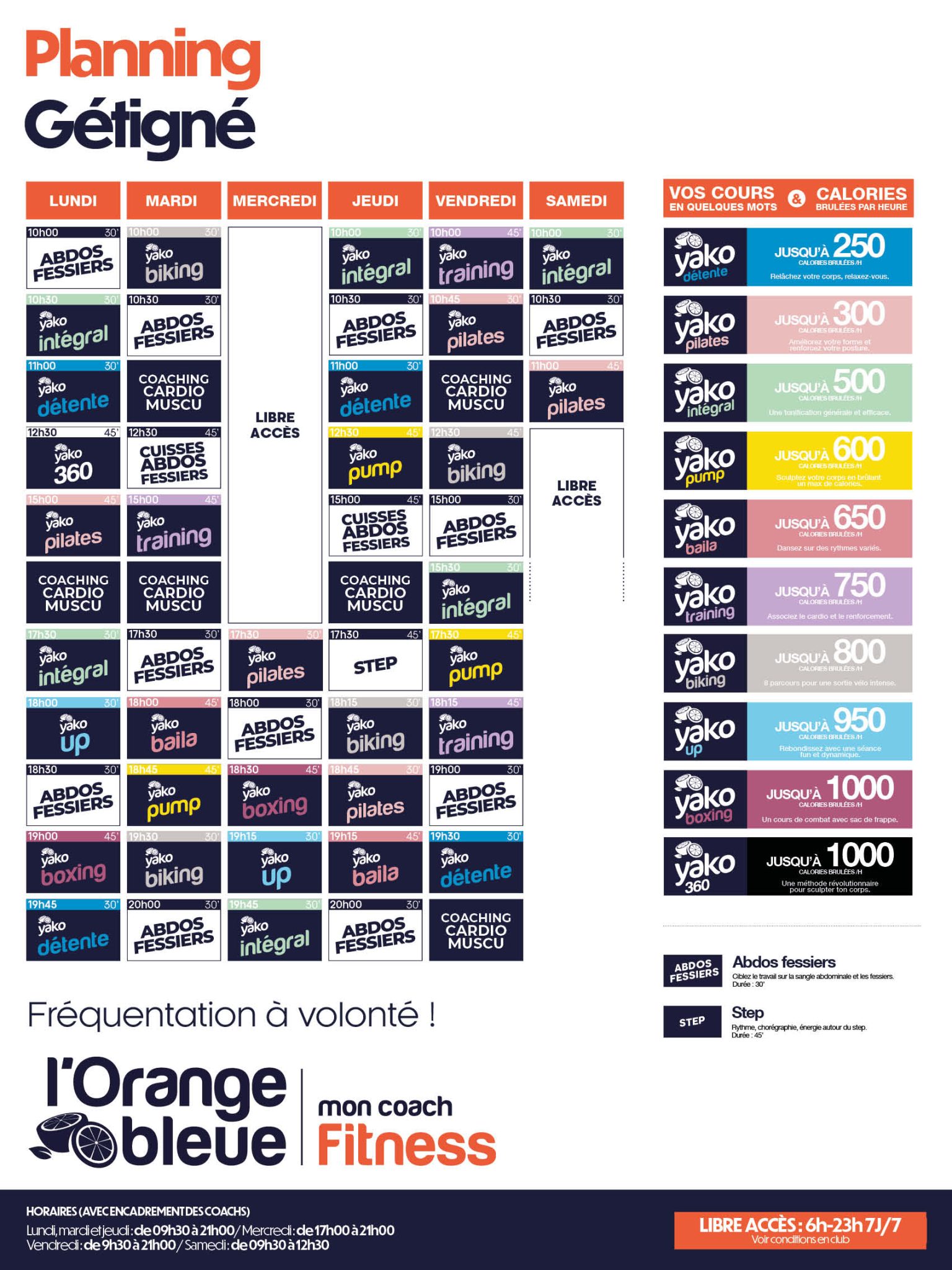 120 planning salle de sport clisson getigne