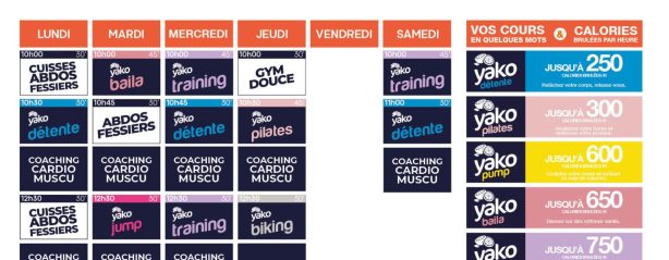 150 planning salle de sport le mans sud antares