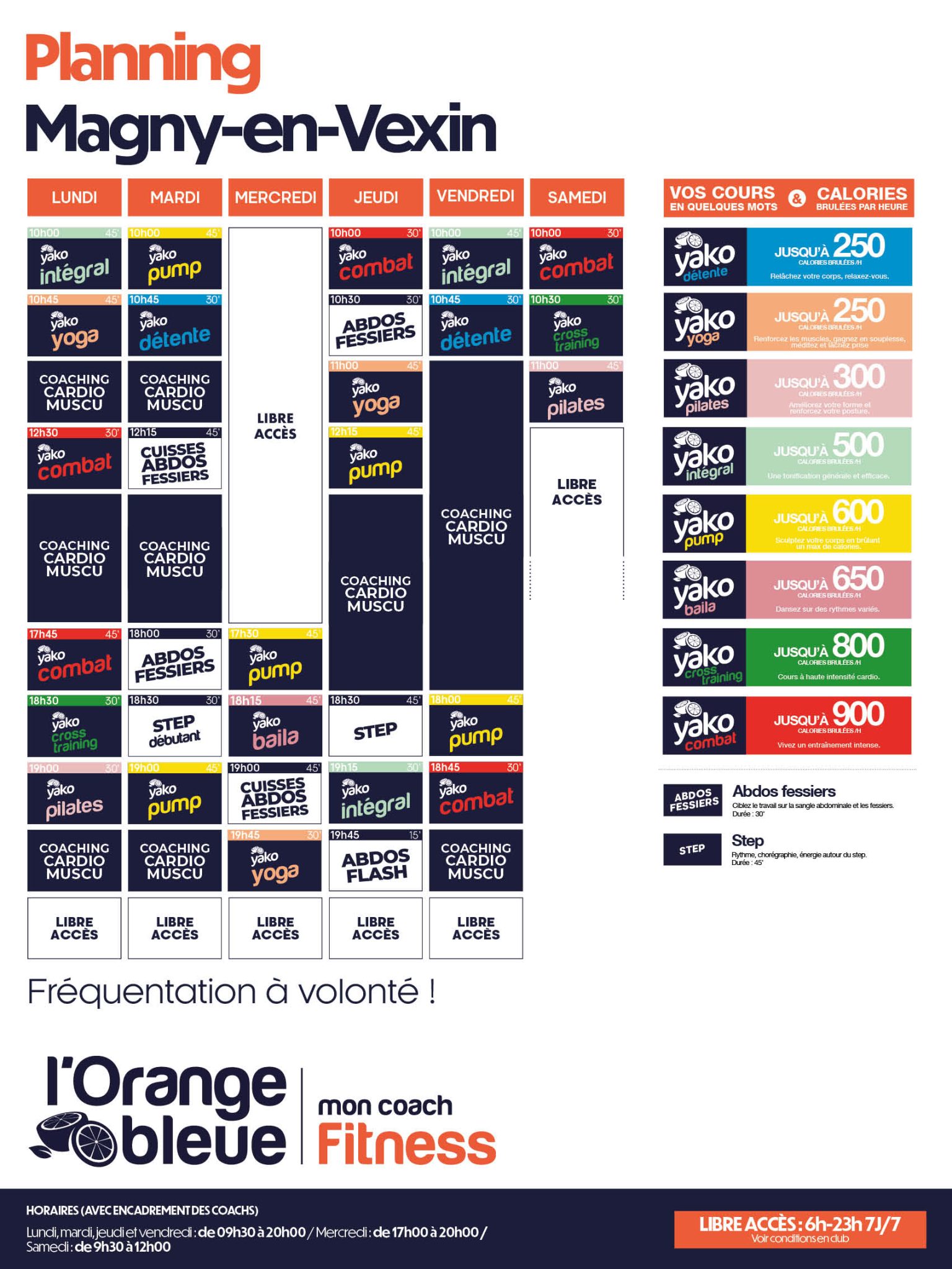 161 planning salle de sport magny