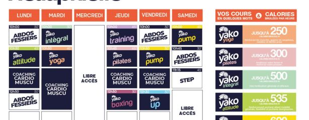 191 planning salle de sport neauphlette