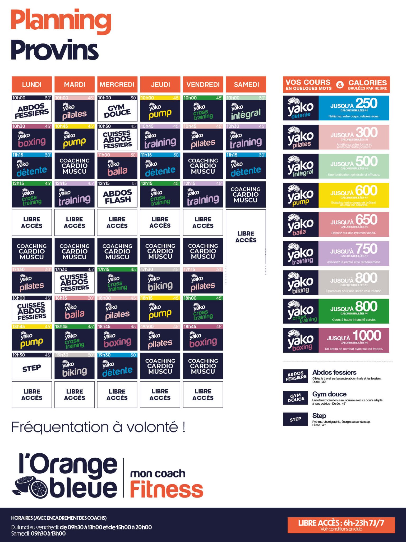 210 planning salle de sport provins