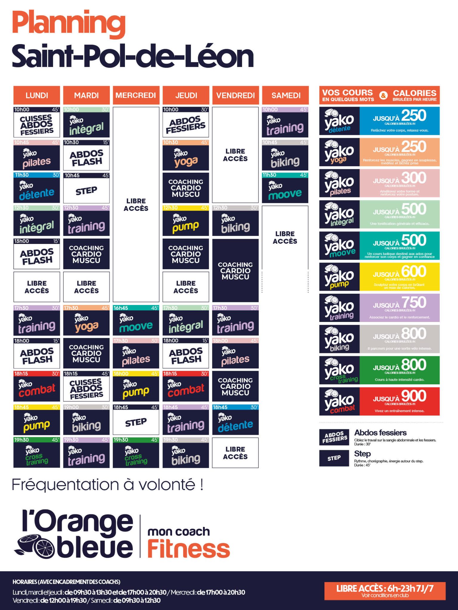 252 planning salle de sport saint pol de leon