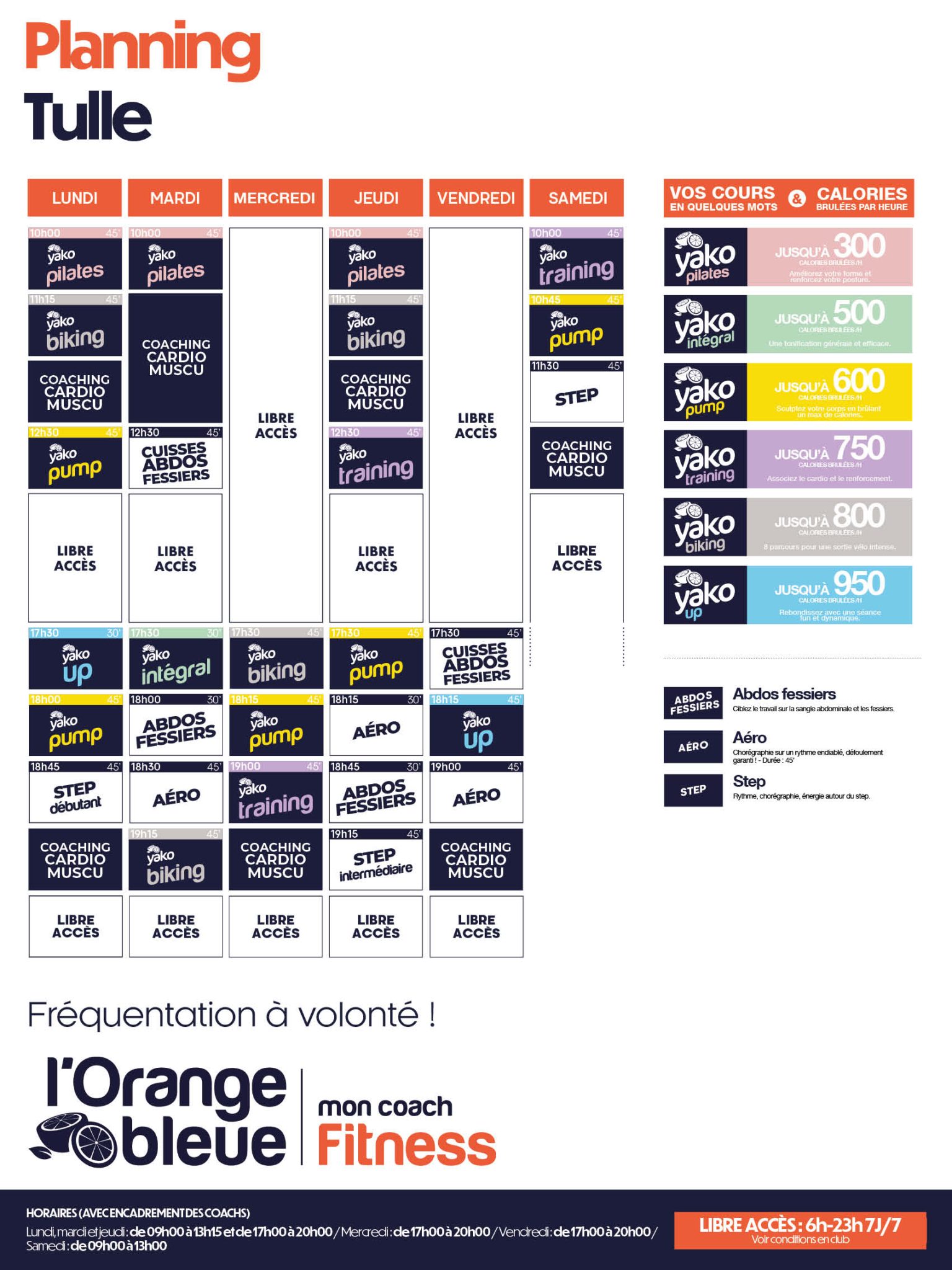 284 planning salle de sport tulle