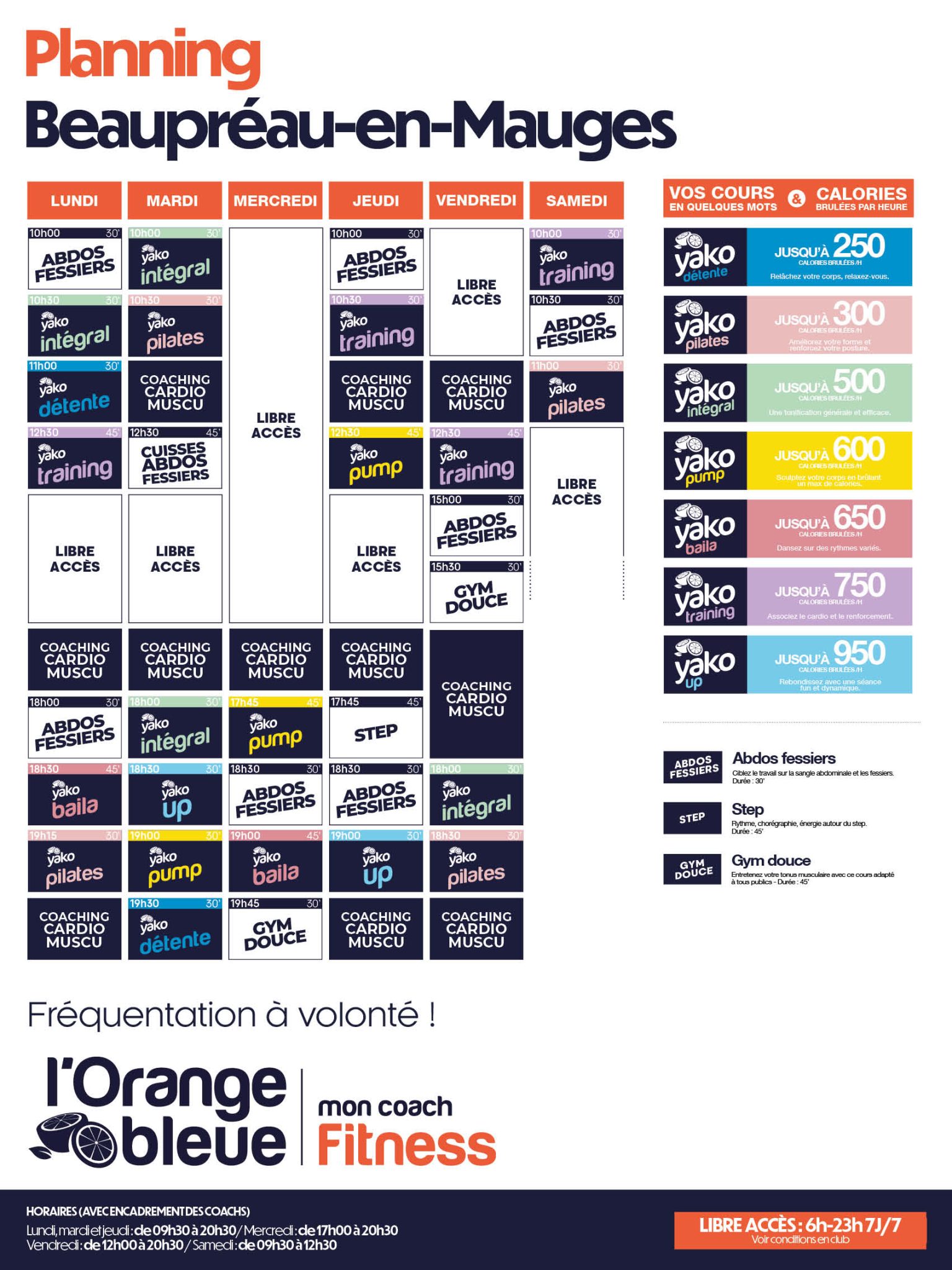 30 planning salle de sport beaupreau en mauges