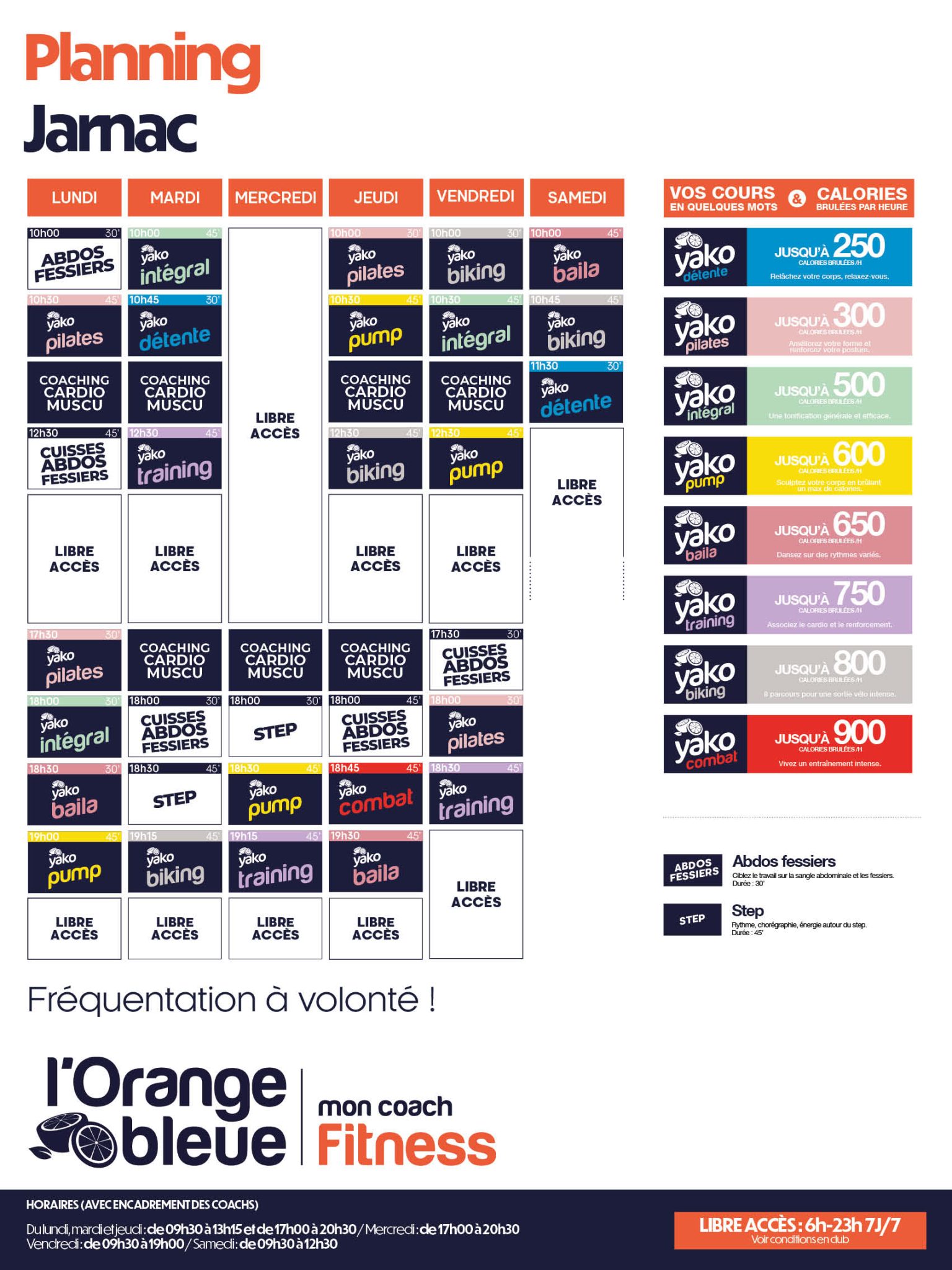 334 planning salle de sport jarnac