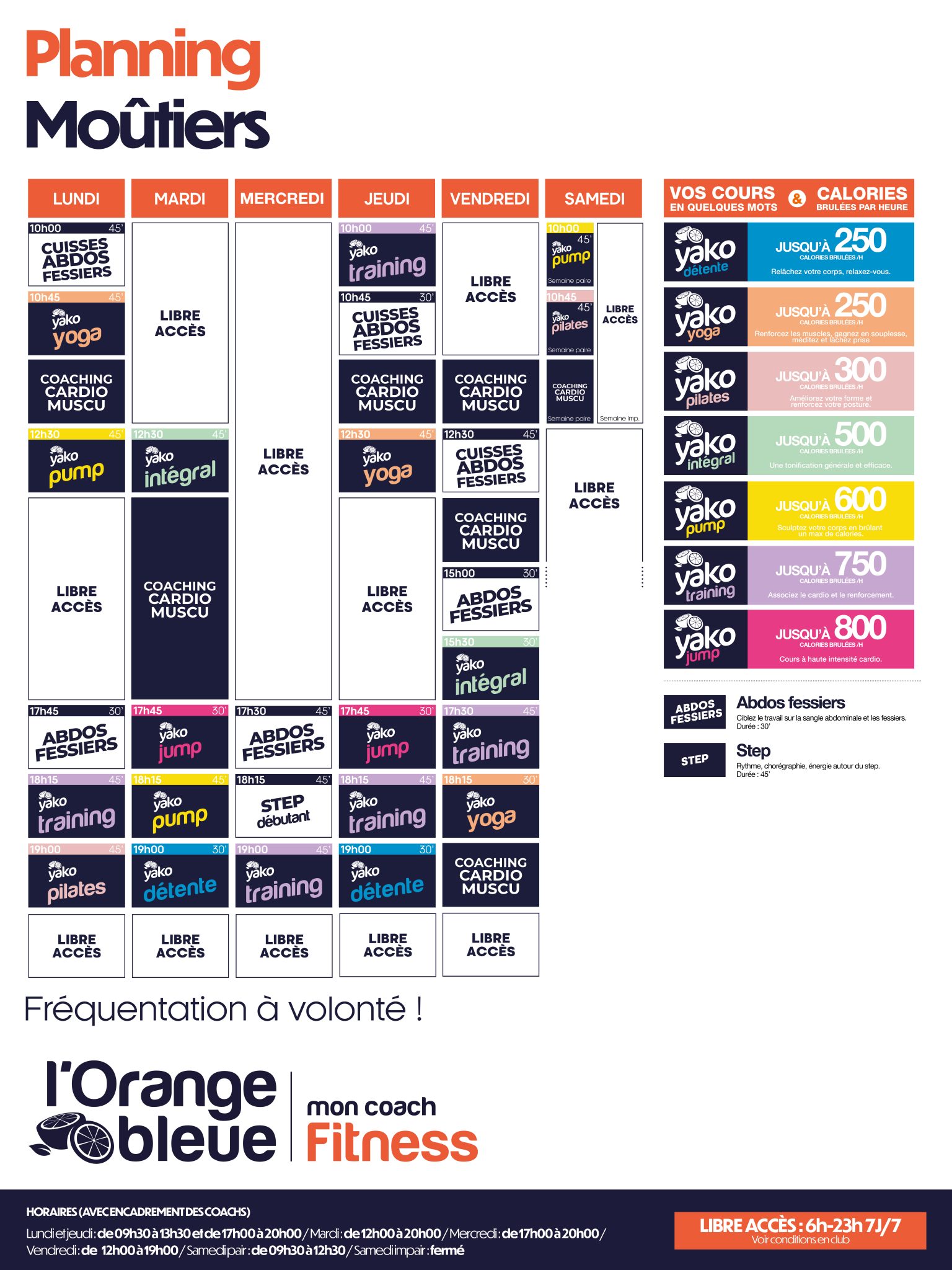 343 planning salle de sport moutiers