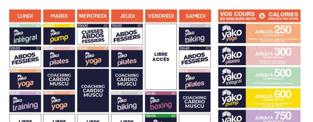 360 planning salle de sport chemille en anjou