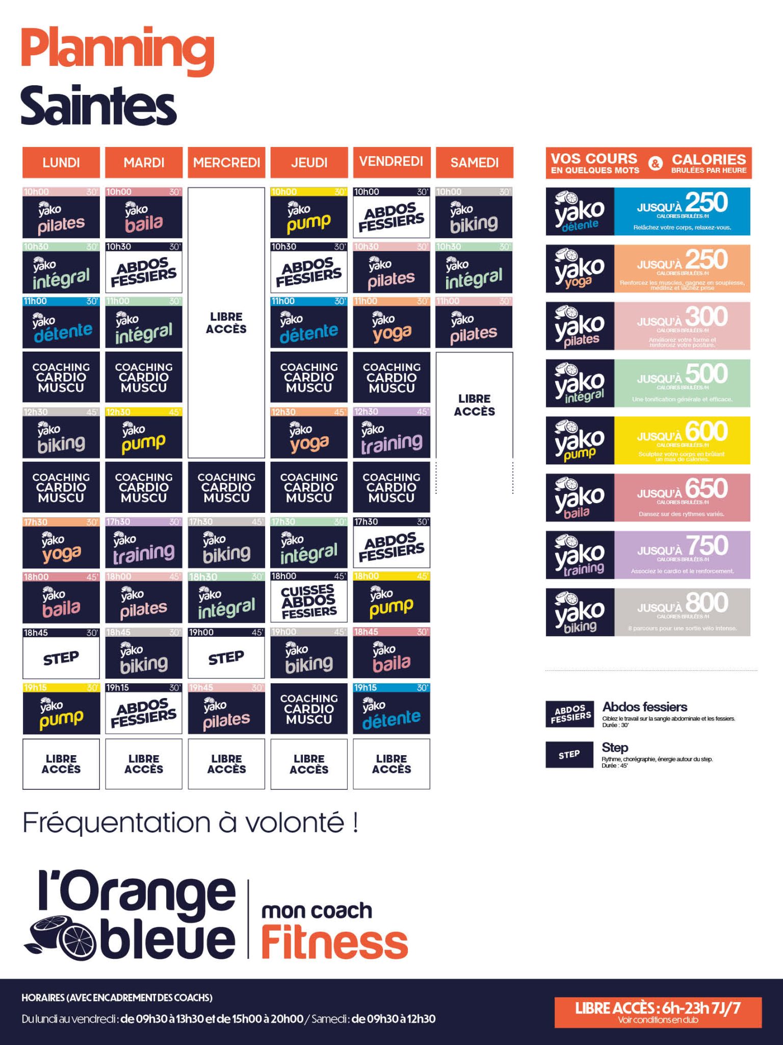 368 planning salle de sport saintes saint georges des coteaux