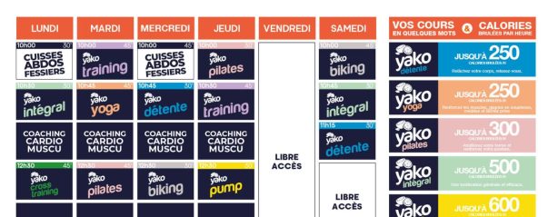 409 planning salle de sport liffre