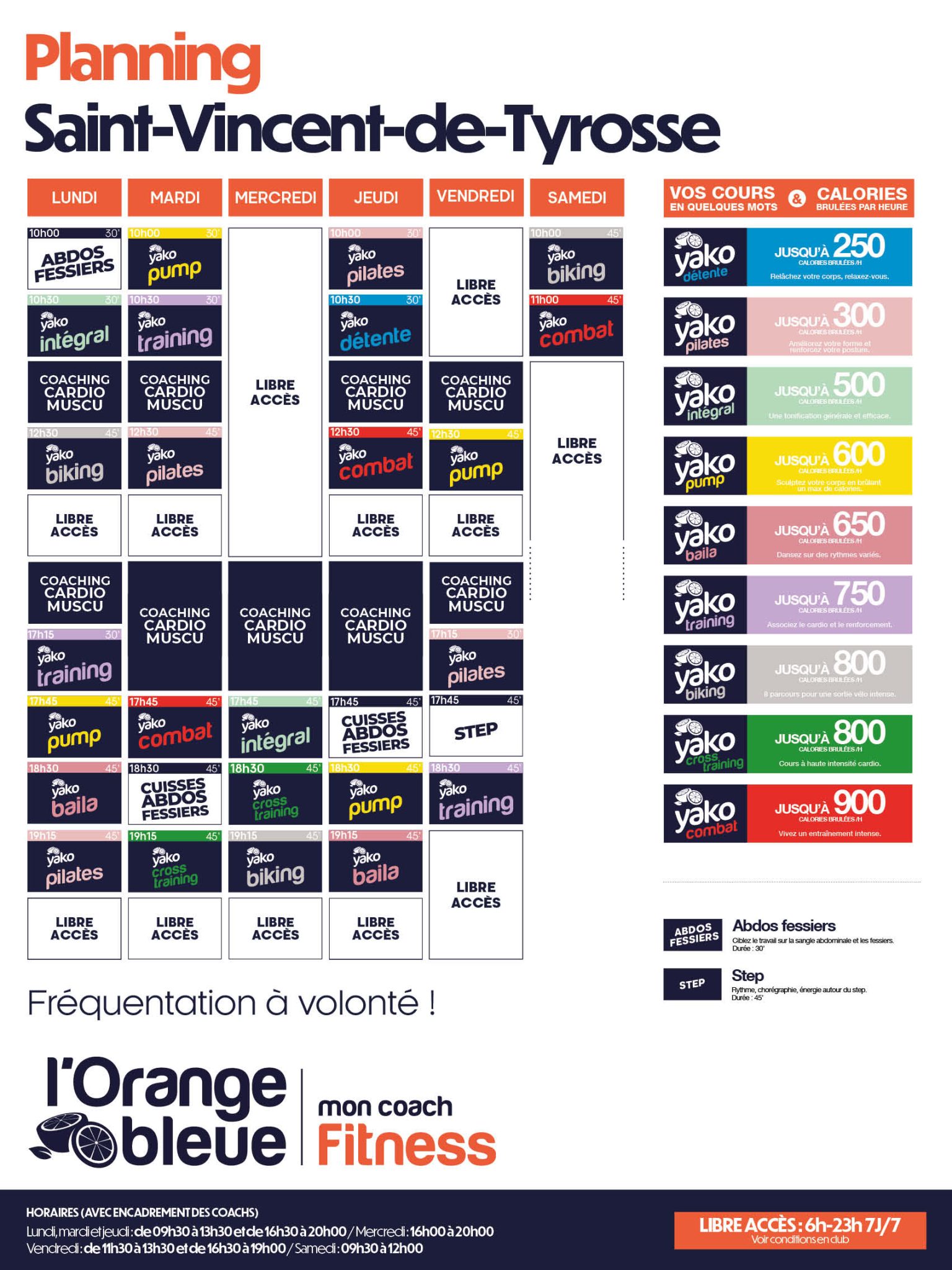 459 planning salle de sport saint vincent de tyrosse