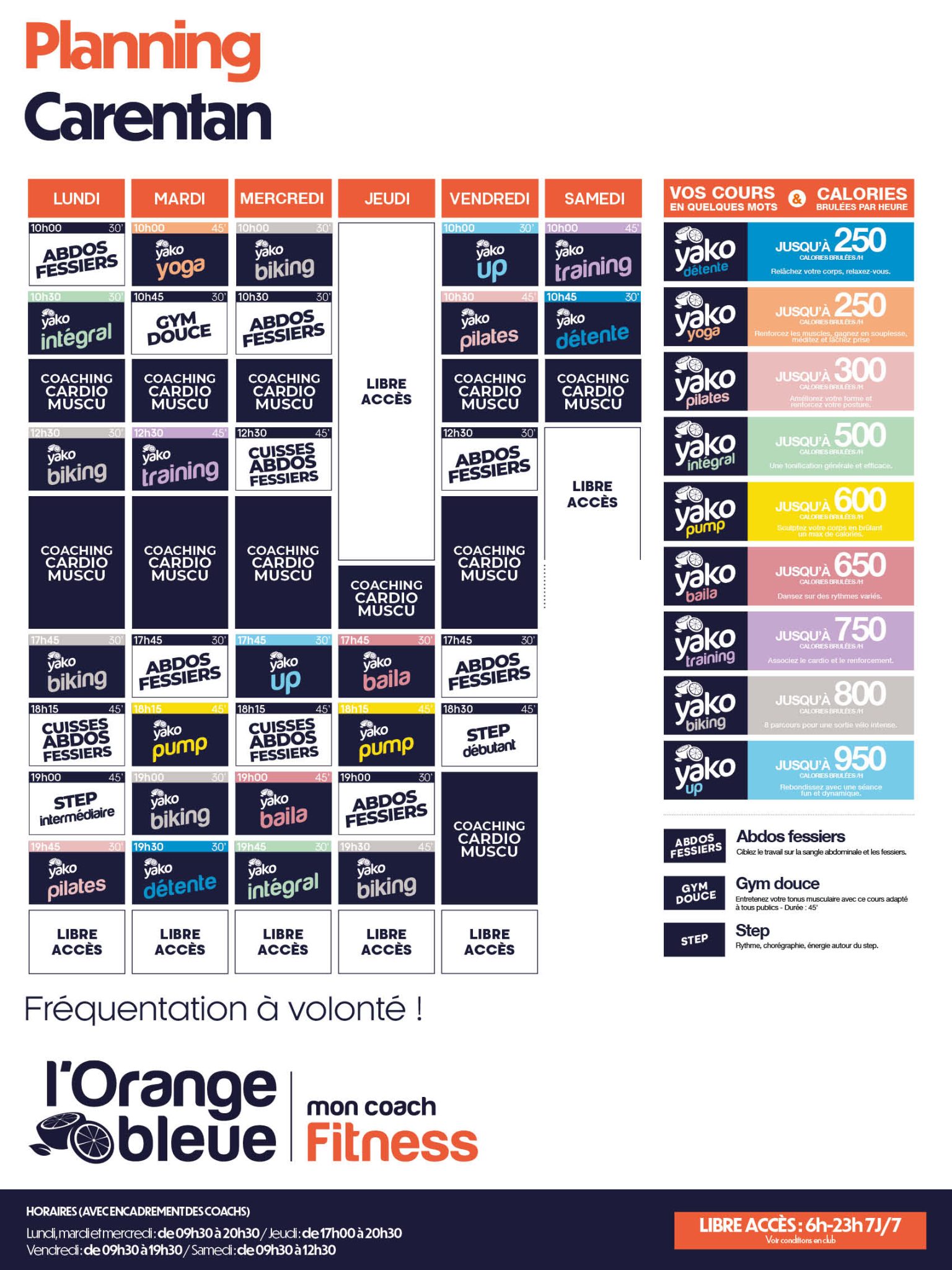54 planning salle de sport carentan