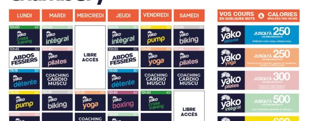 63 planning salle de sport chambery