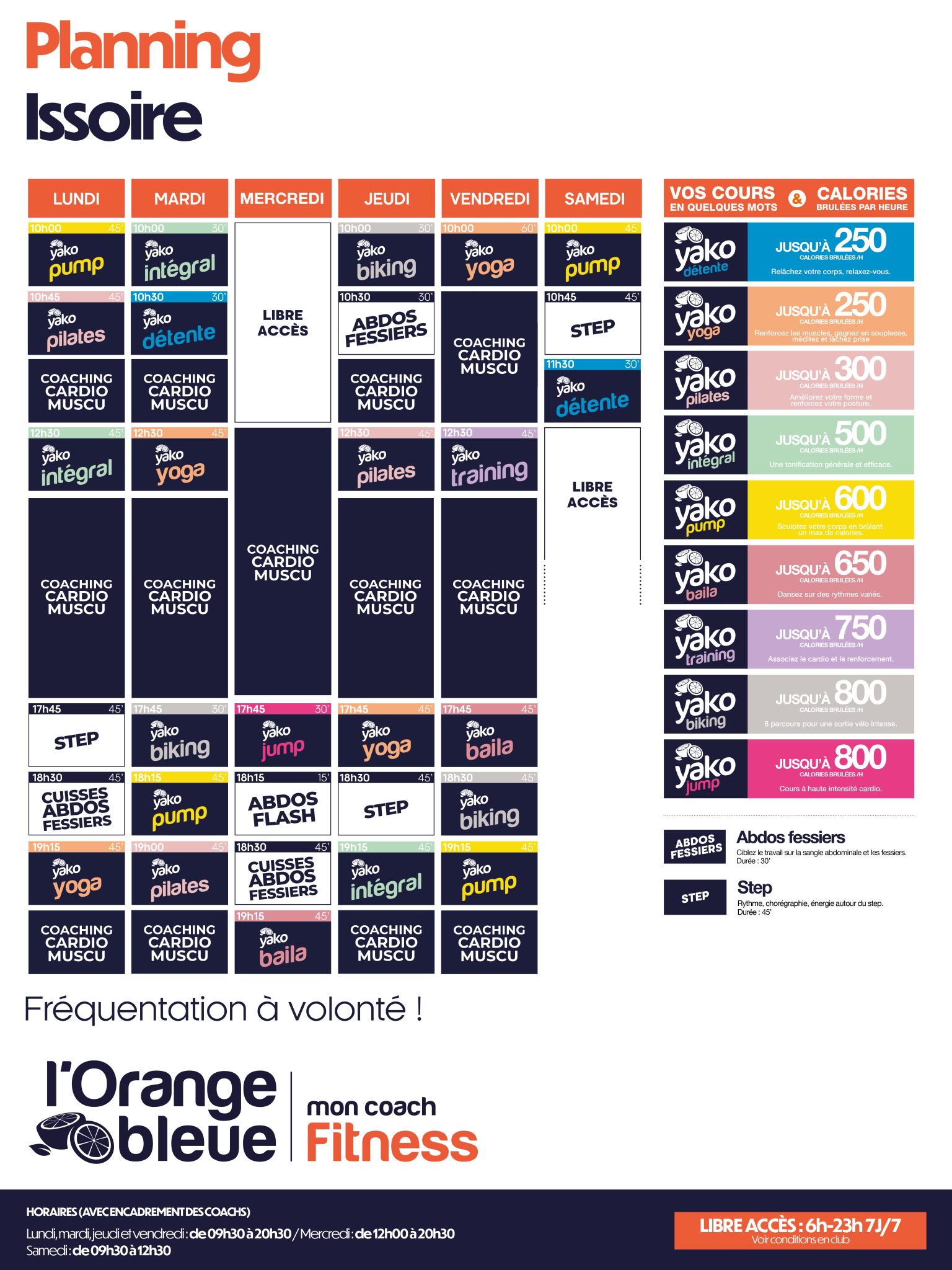 744 planning salle de sport issoire