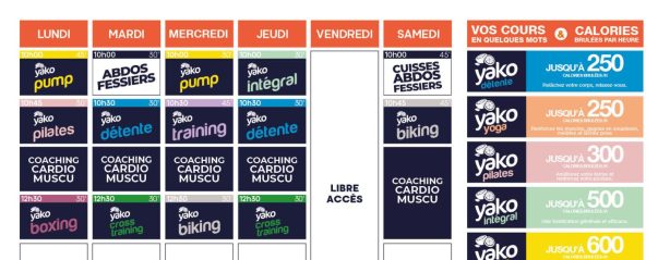 755 planning salle de sport saint erblon