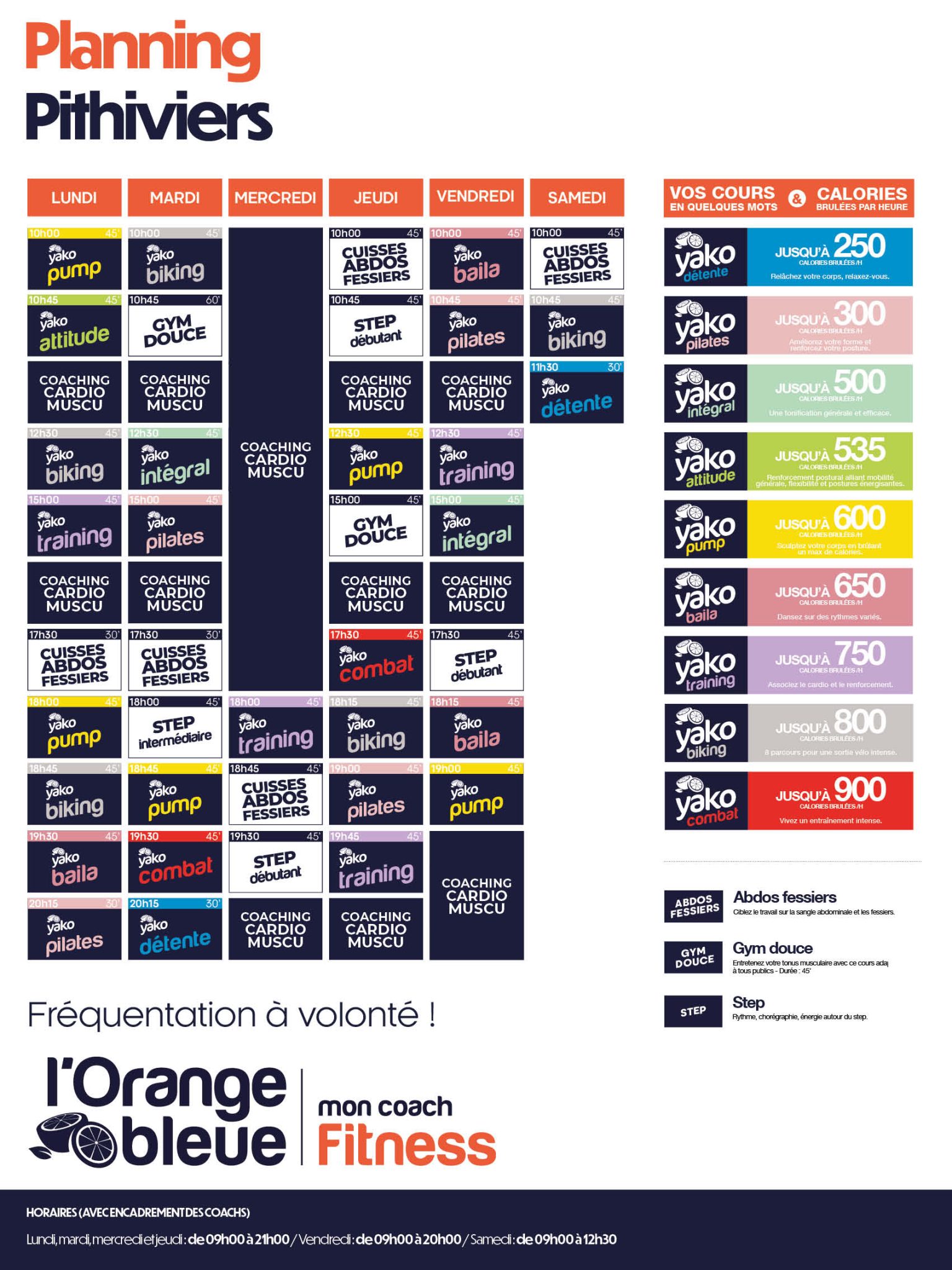 802 planning salle de sport pithiviers