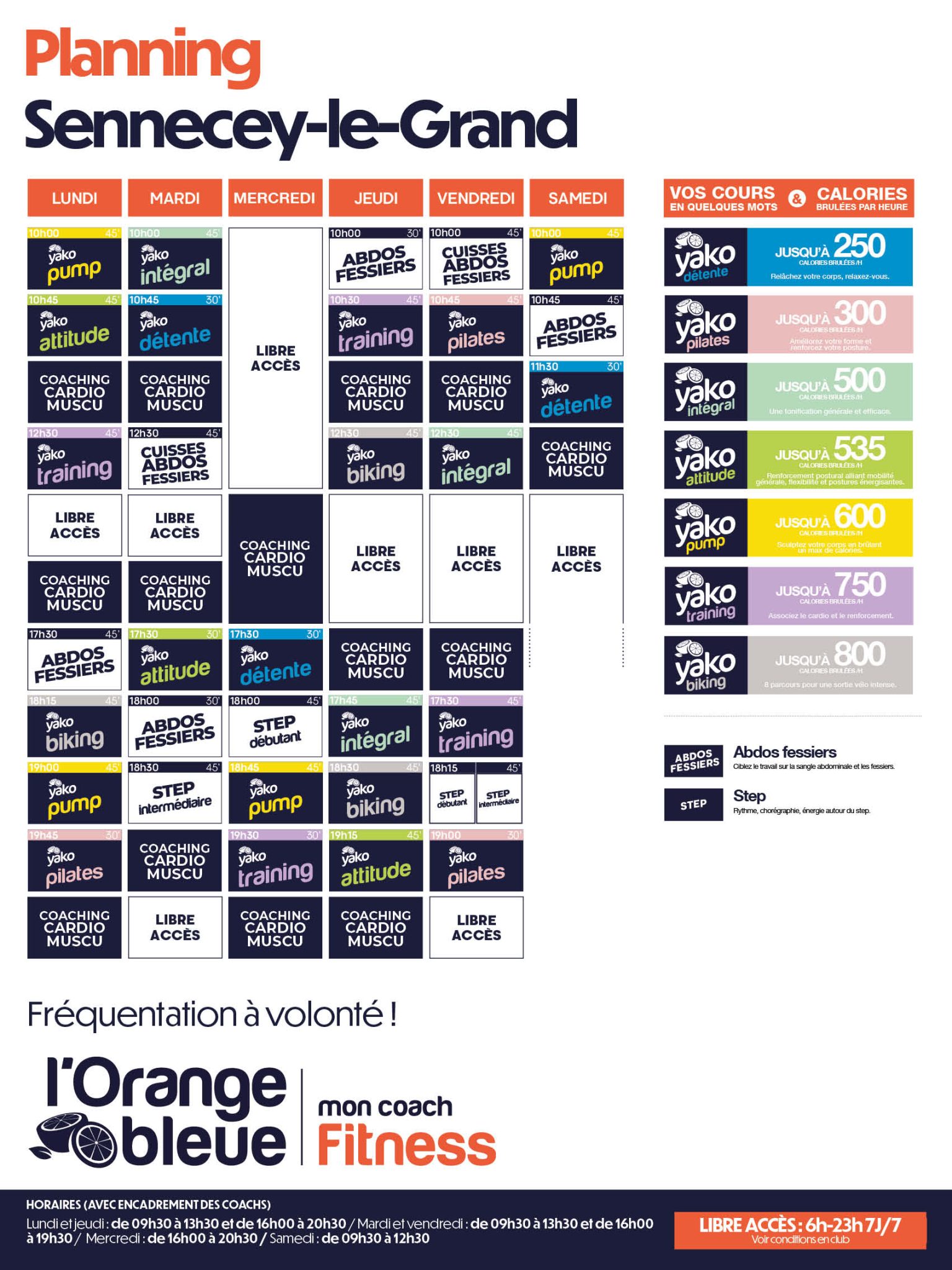806 planning salle de sport sennecey
