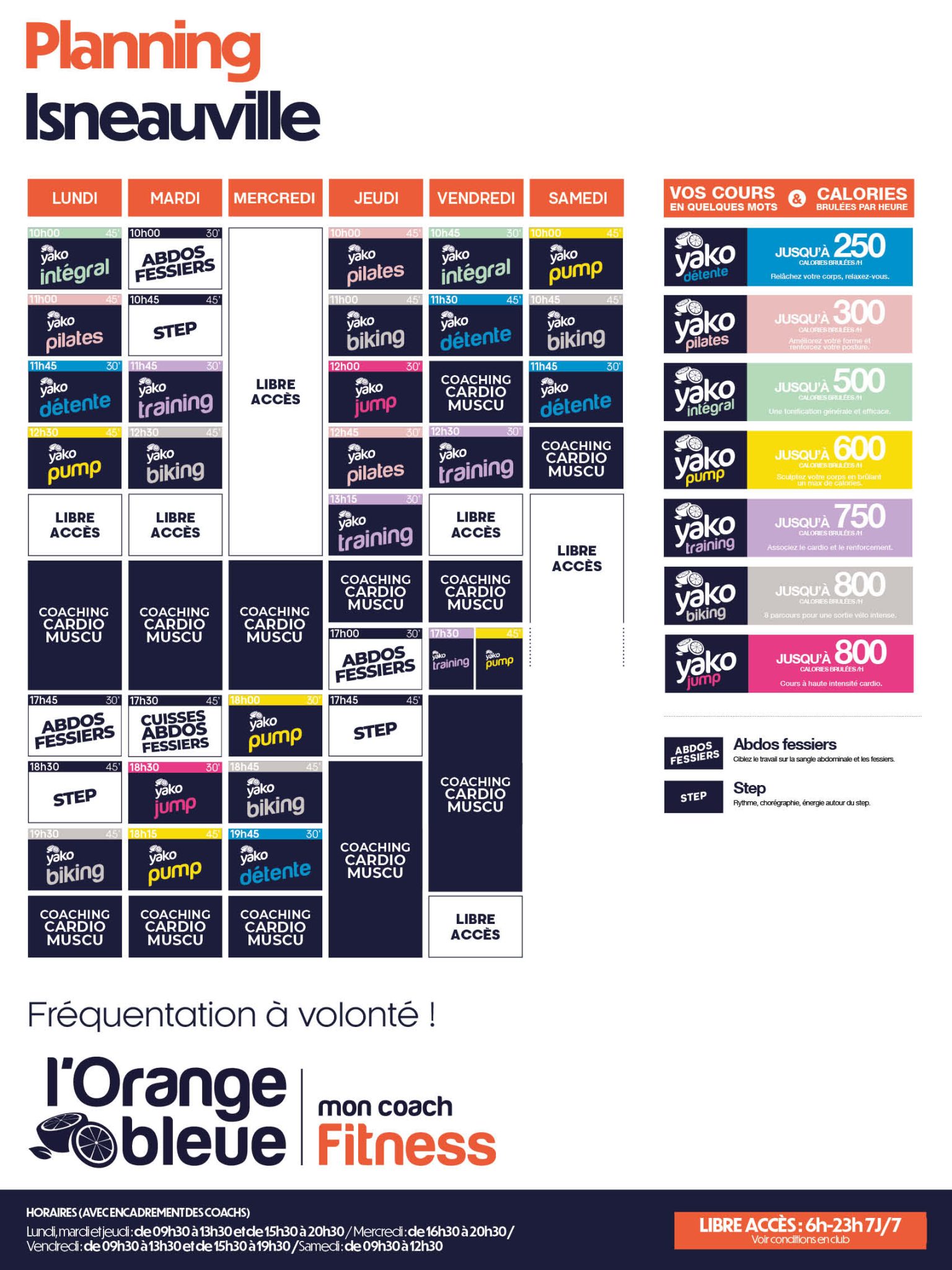 823 planning salle de sport isneauville